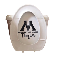 Ministry Of Magic Toilet Decal product photo