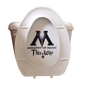 Ministry of Magic Toilet Decal