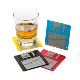 Floppy Disk Drink Coasters product photo